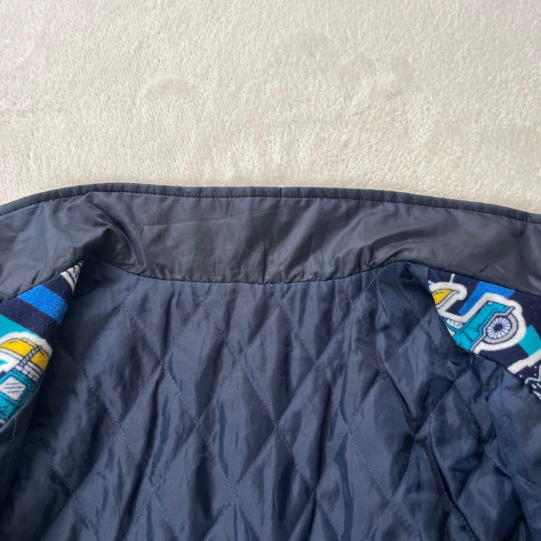 ★カステルバジャックスポーツ　ゴルフ　キャンプ柄 フリース ブルゾン　ジャケット