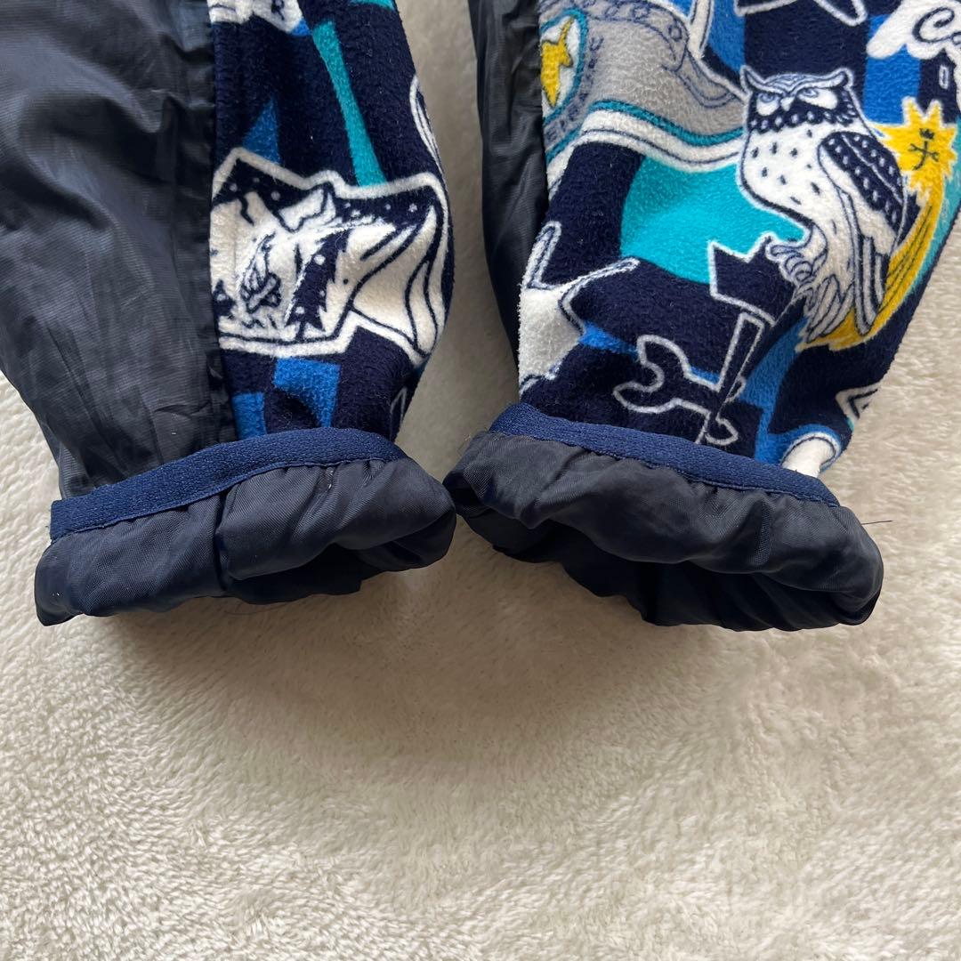 ★カステルバジャックスポーツ　ゴルフ　キャンプ柄 フリース ブルゾン　ジャケット