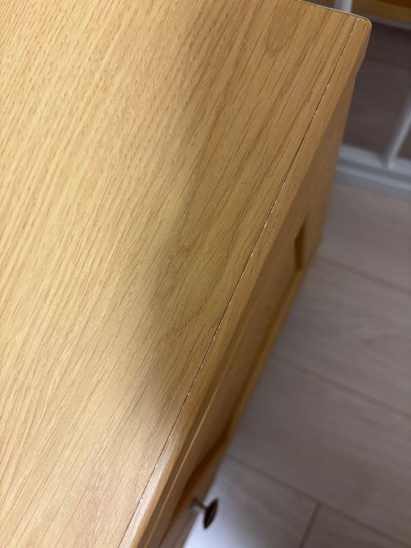ナチュラルウッド テレビ台 引き出し付き　ニトリ　⭐︎最終お値下げしました⭐︎