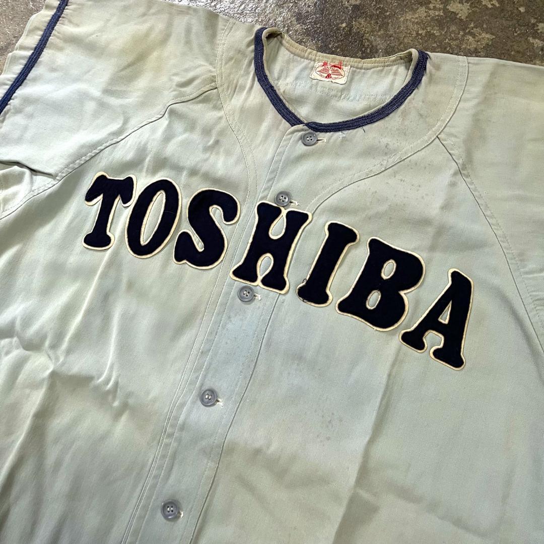 希少 ヴィンテージ TOSHIBA 東芝 ゲームシャツ