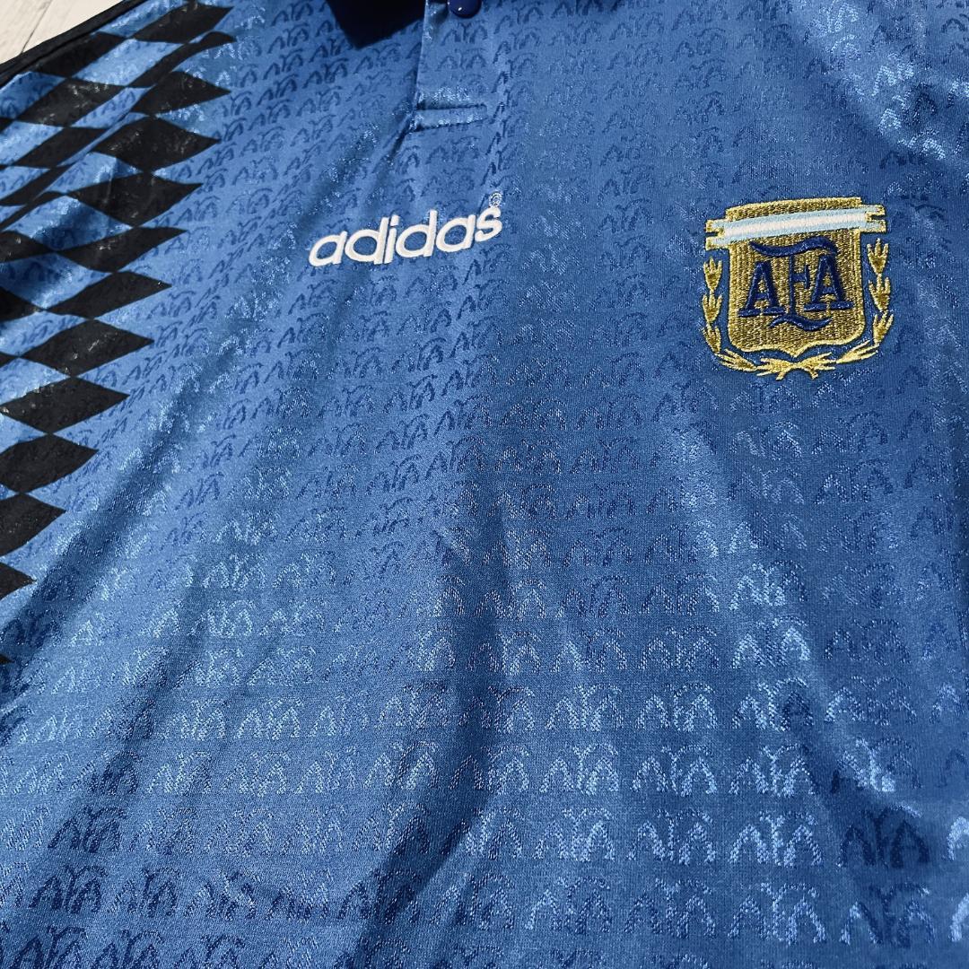 サッカー アルゼンチン代表 1994年 ユニフォーム Lサイズ[RU0053]