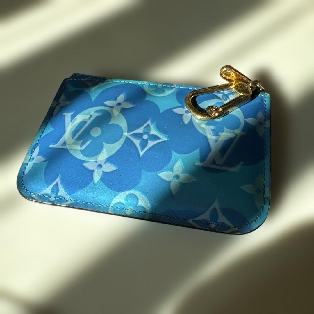 み*️様 Louis Vuitton 青 モノグラム キーケース