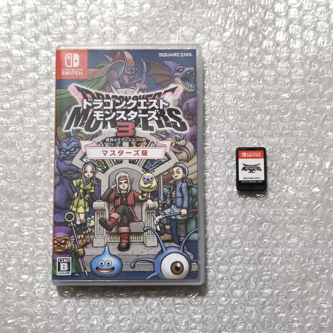 特典未使用☆ 動作確認◎ ドラゴンクエスト DQM3 マスターズ版 switch