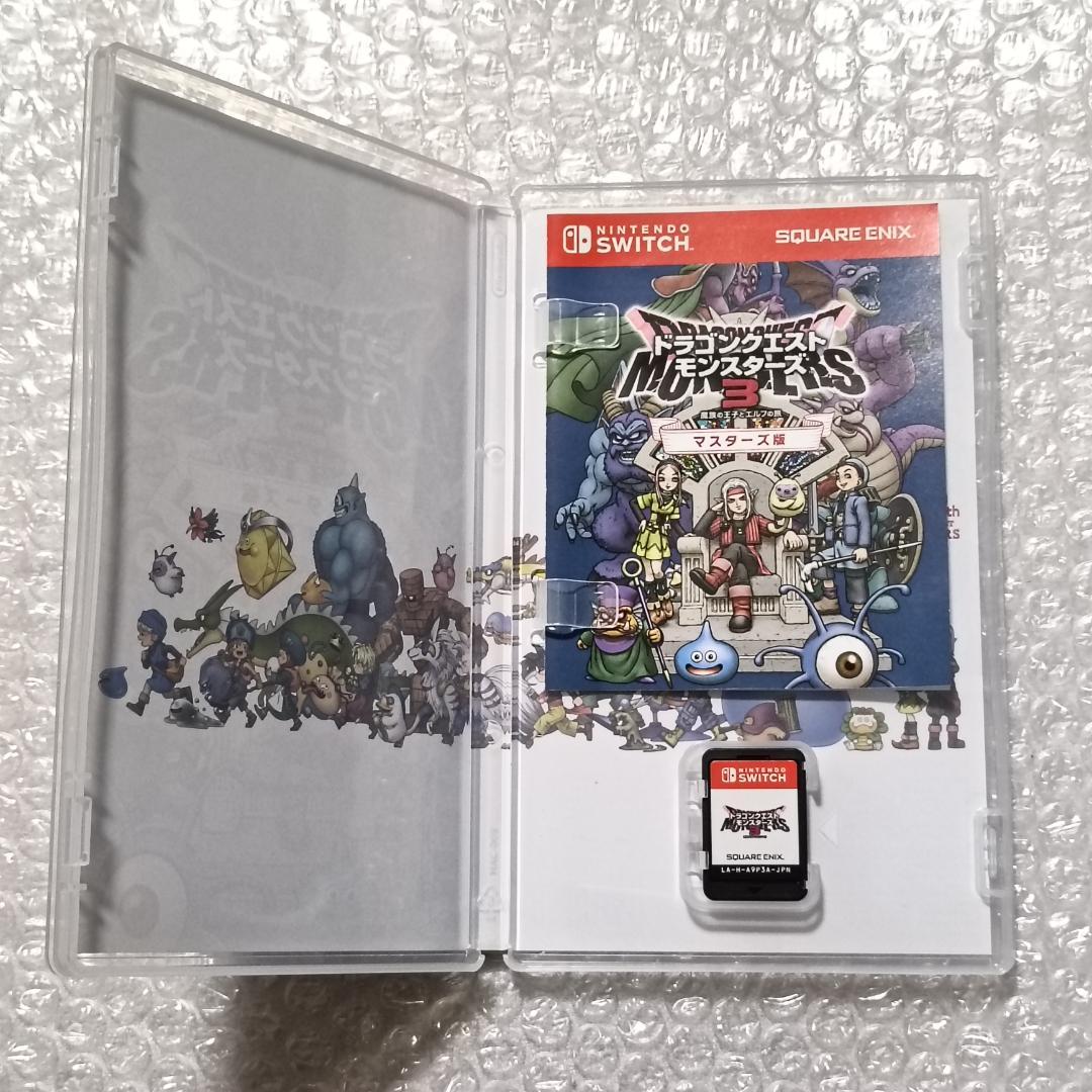 特典未使用☆ 動作確認◎ ドラゴンクエスト DQM3 マスターズ版 switch
