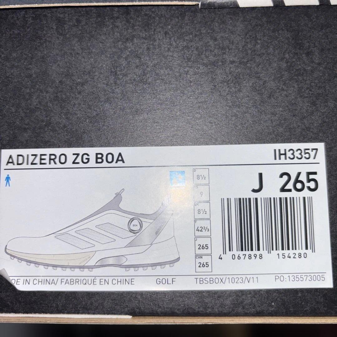 ADIZERO ZG BOA ゴルフシューズ J 265