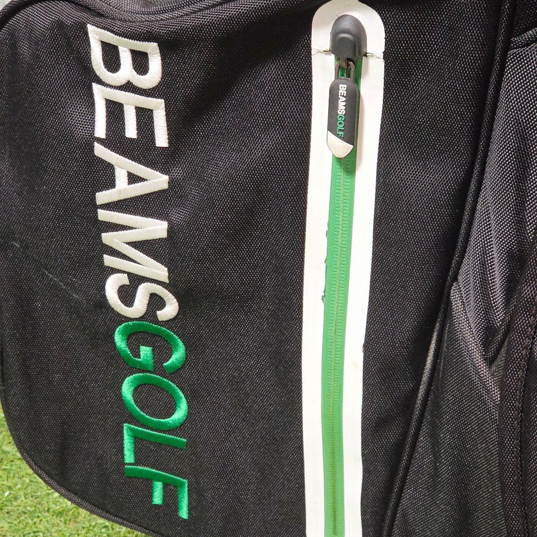 ビームス ゴルフ BEAMS GOLF スタンド式 キャディバッグ ブラック