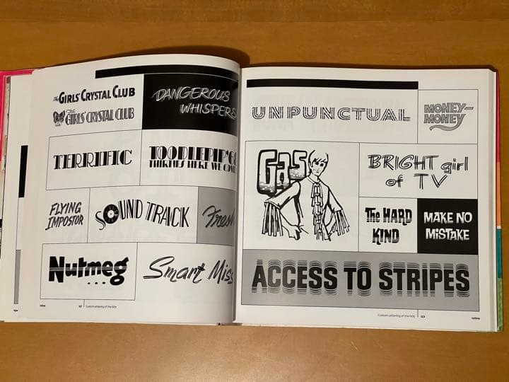 アート・デザイン・音楽 Custom Lettering of the 60s & 70s
