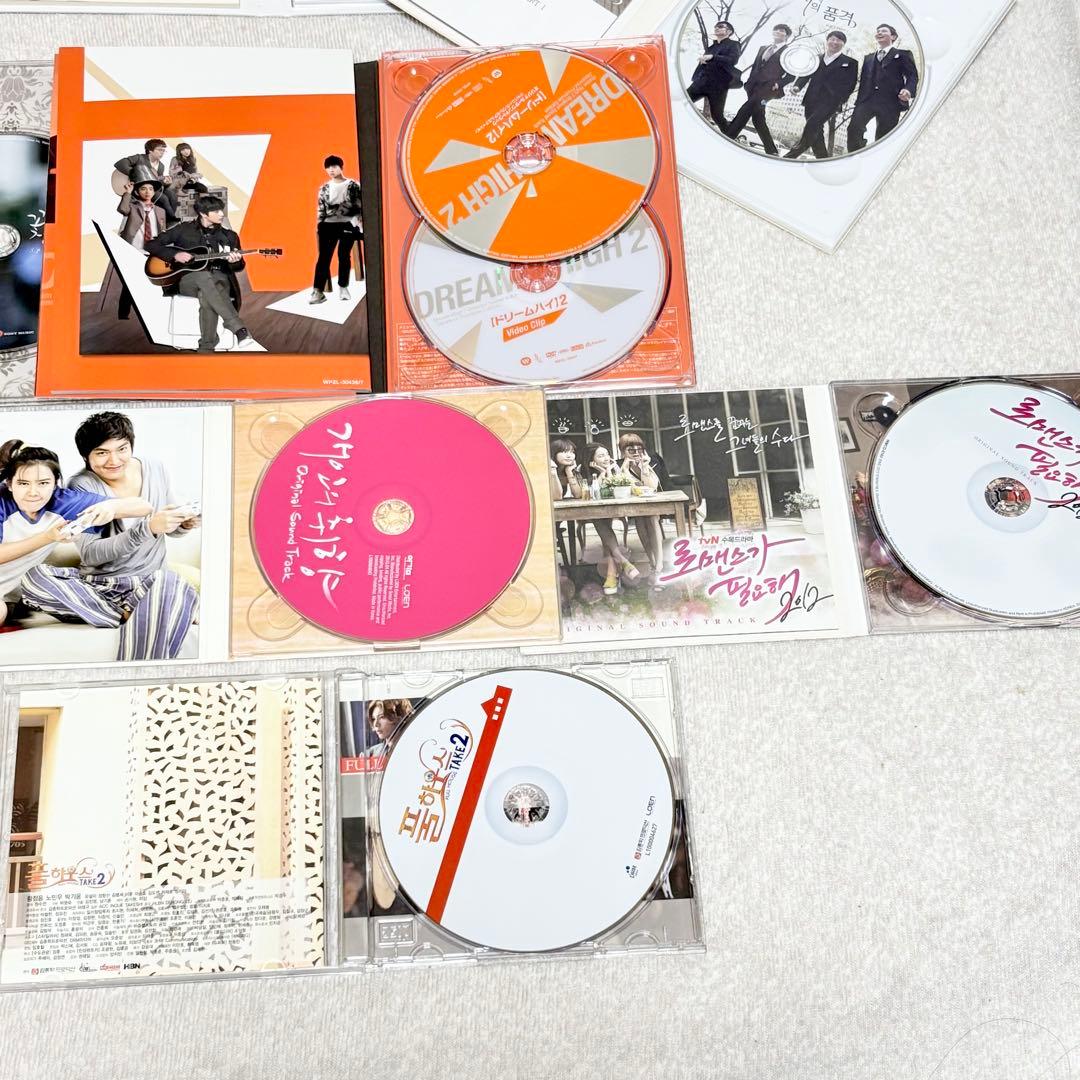 【OST】韓国ドラマオリジナルサウンドトラック10点まとめ売りDVD付きあり