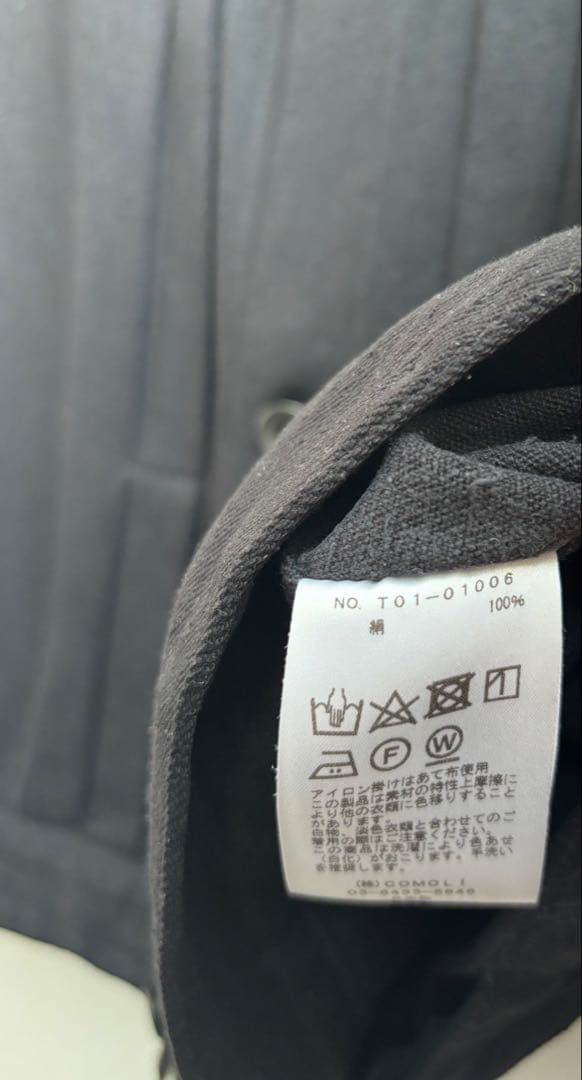 COMOLI 21ss シルクネップtype-1st サイズ2