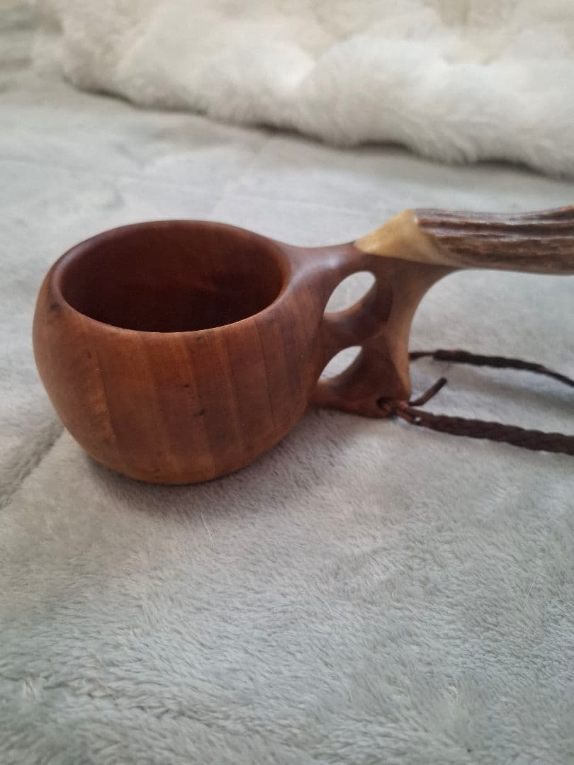 ククサ　くくさ　アウトドア　キャンプ　北欧　鹿角