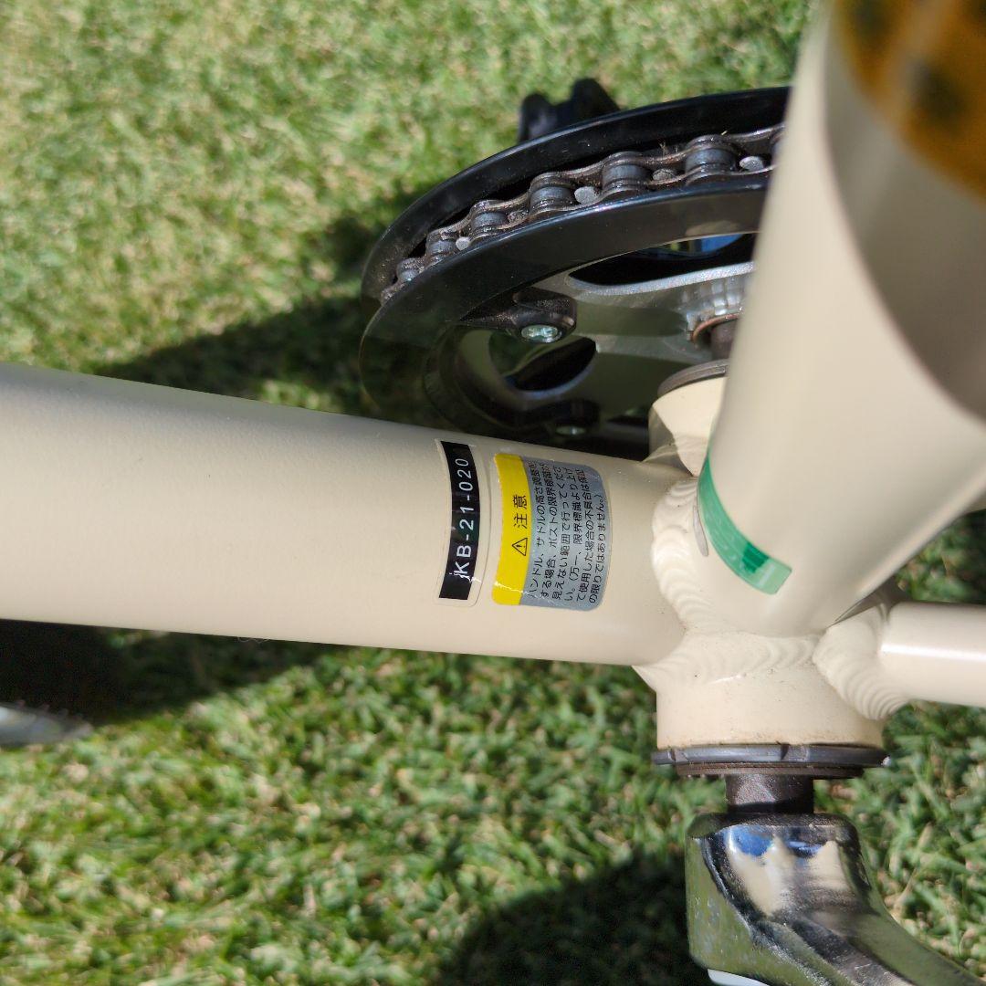 子供用自転車24インチassonアイボリーkhodaabloomコーダブルーム