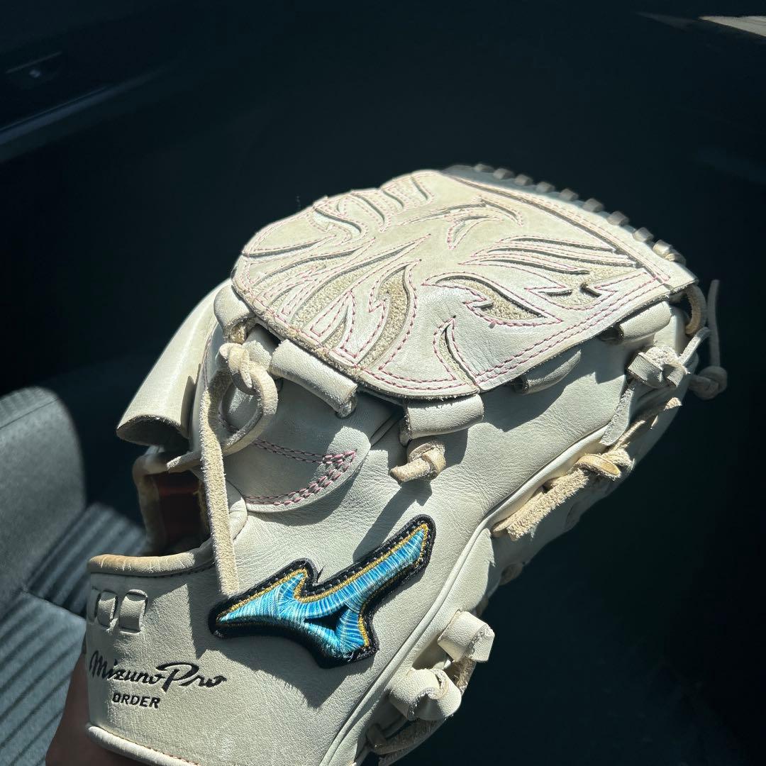 MizunoPro ORDER 硬式グローブ ホワイト