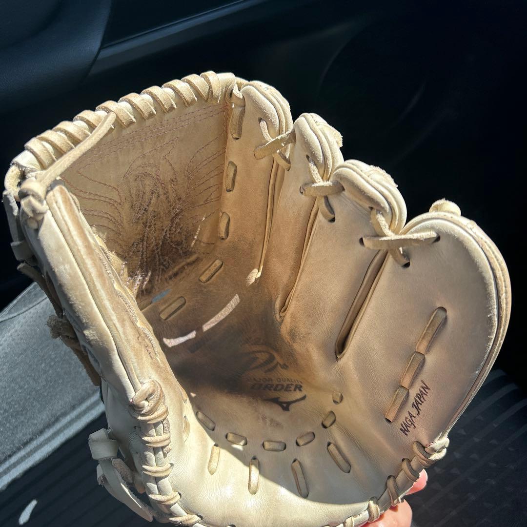 MizunoPro ORDER 硬式グローブ ホワイト