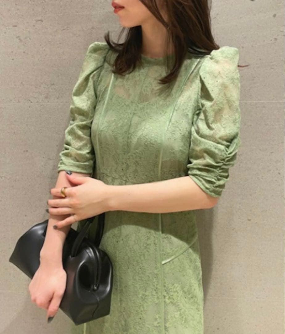 coconachiFRAY.ID パイピングレースドレス　ワンピース