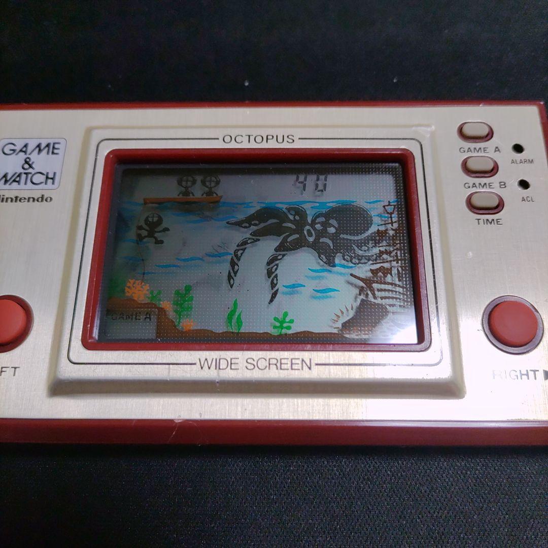 ゲーム＆ウオッチ　オクトパス　 【ボタン電池付き】