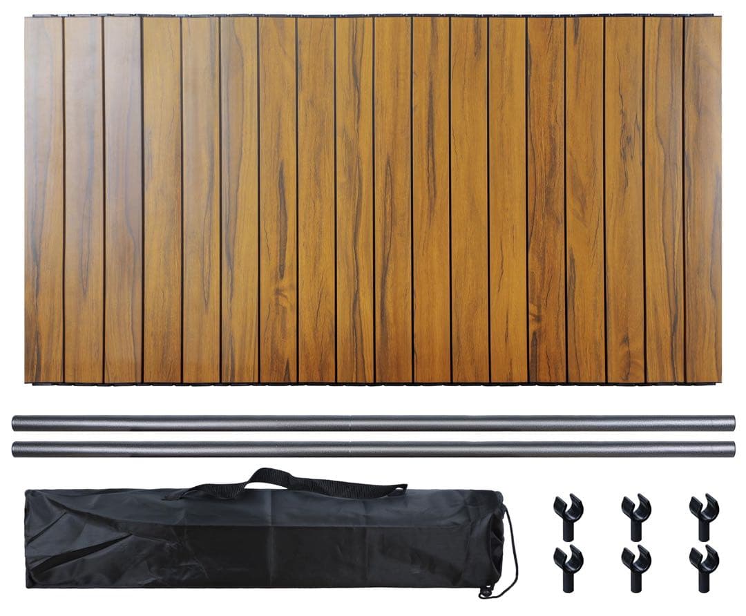 Alebert キャリーワゴン専用テーブル アウトドアワゴン用 木目調　2箱