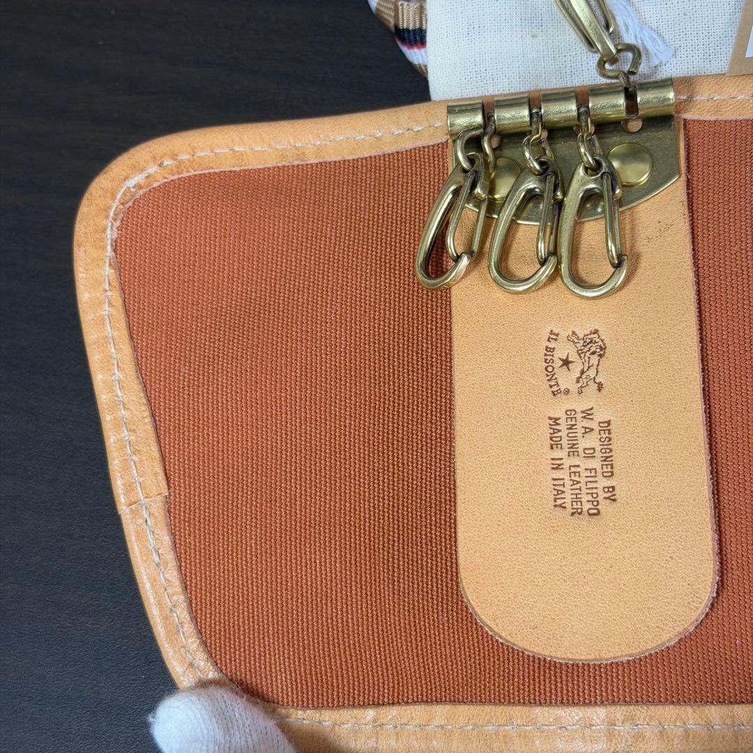 【新品未使用】イルビゾンテ キーケース ヌメ ナチュラル