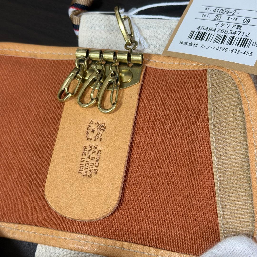 【新品未使用】イルビゾンテ キーケース ヌメ ナチュラル