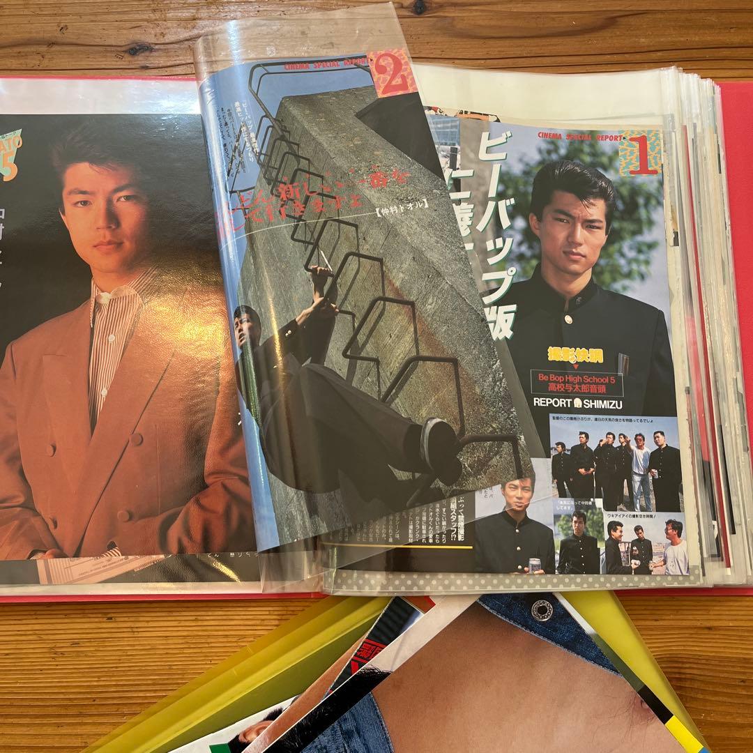 仲村トオル　切り抜き　大量　⭐︎４０ページ、60ページ　ファイル⭐︎両面　合計2冊②