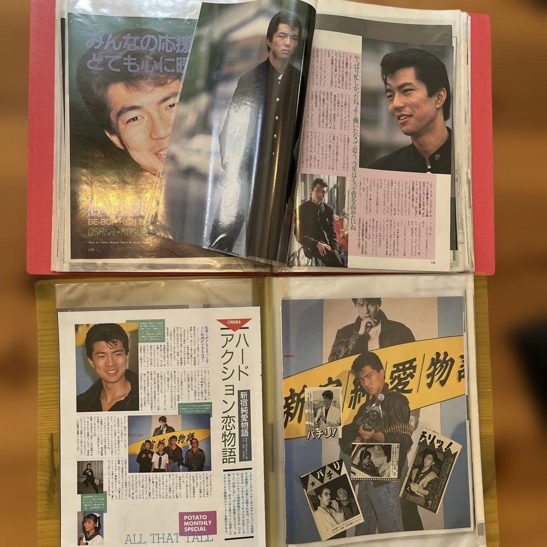 仲村トオル　切り抜き　大量　⭐︎４０ページ、60ページ　ファイル⭐︎両面　合計2冊②