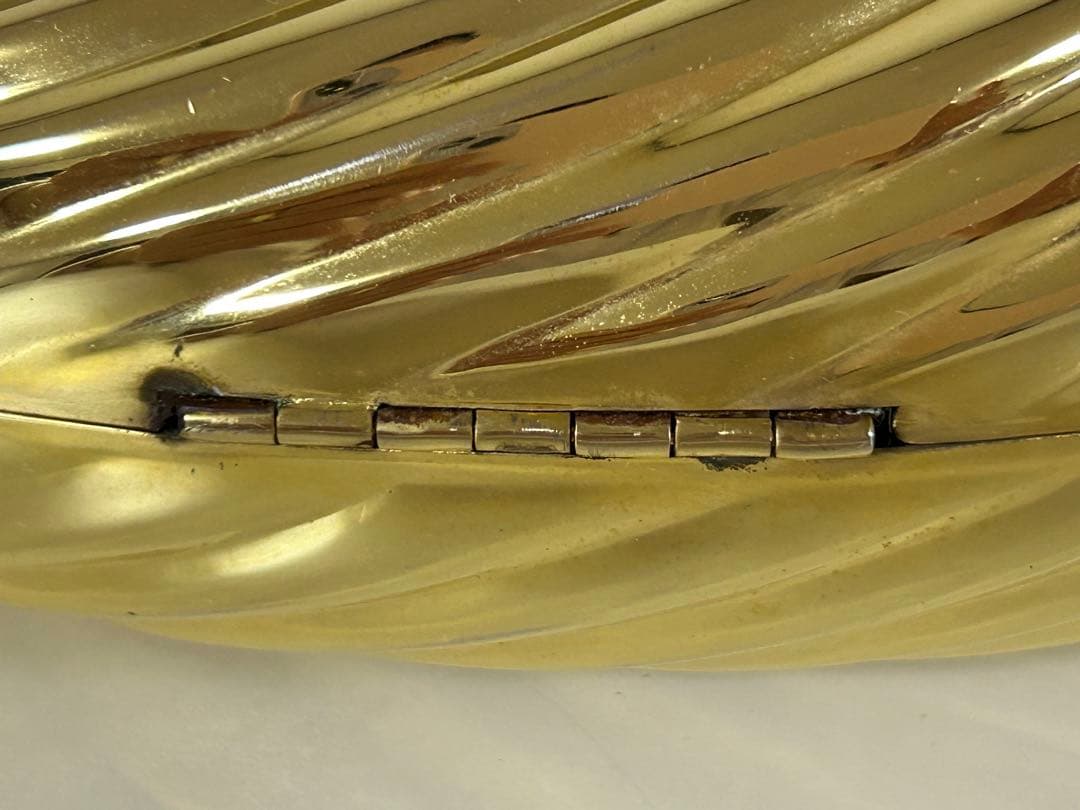 イタリア製80's シェイラン保証書付ゴールド クラッチバッグパーティー