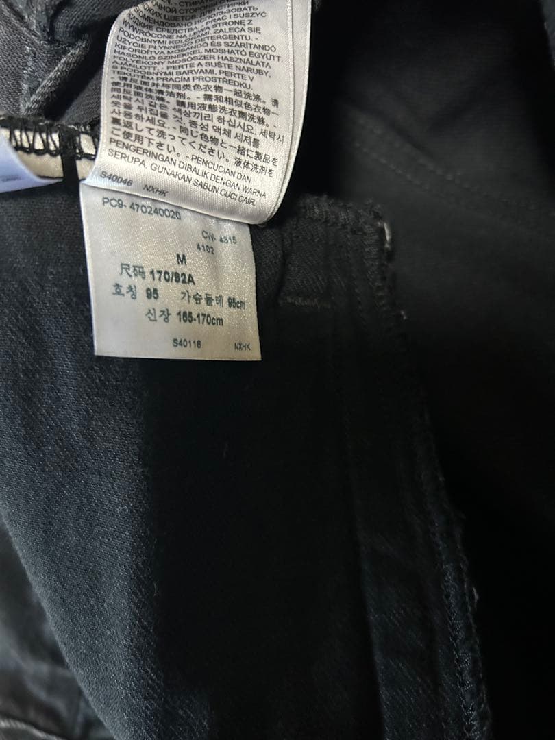 Levi's ブラック デニムジャケット M