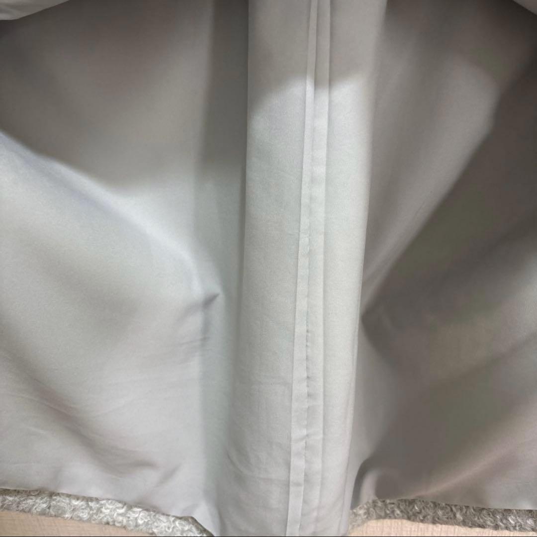 美品★Re.Veroffinna アキロンコラボループボアＶネックベスト グレー