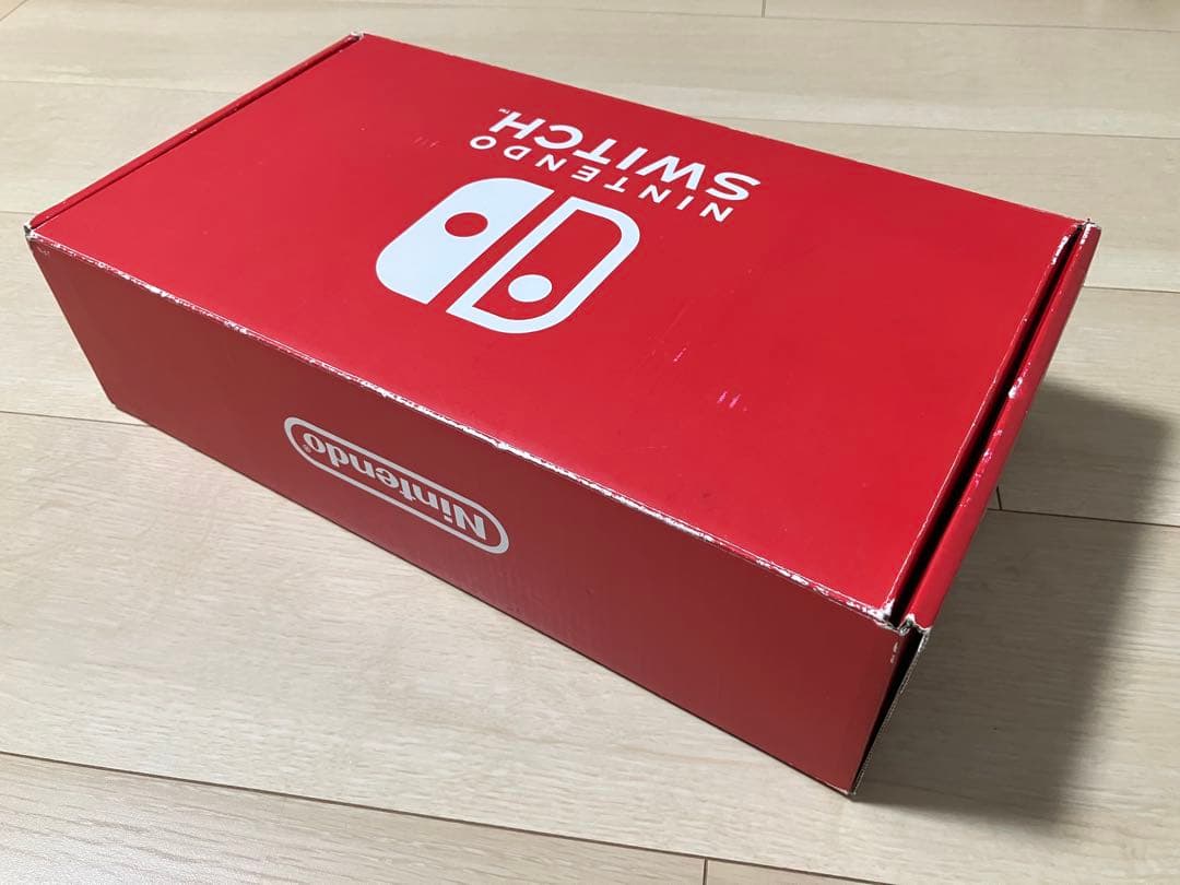 【ジャンク/液晶】Nintendo Switch 本体 青/緑 箱付 付属品完備