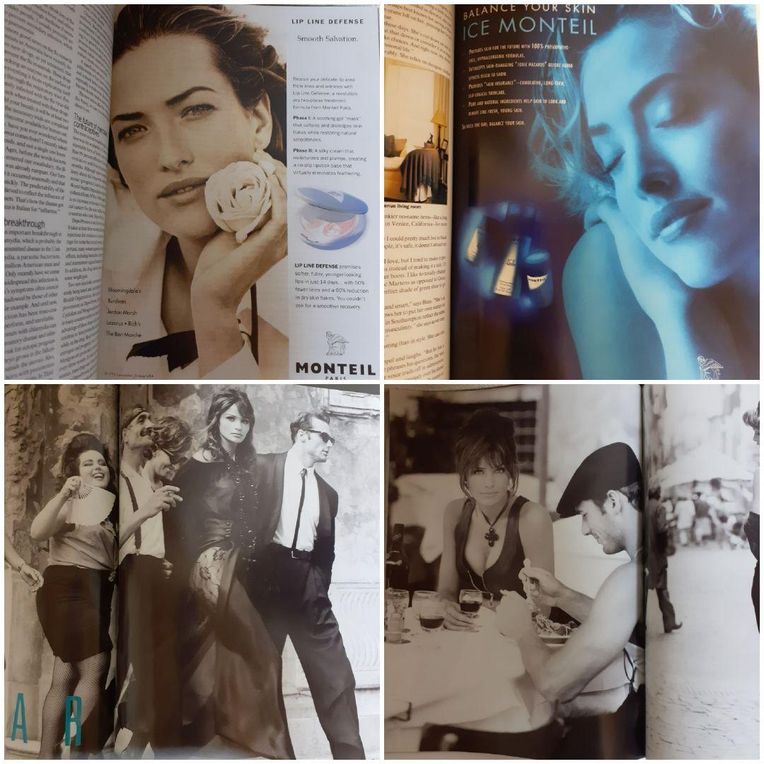 vogue US 1993 スーパーモデル満載　洋書