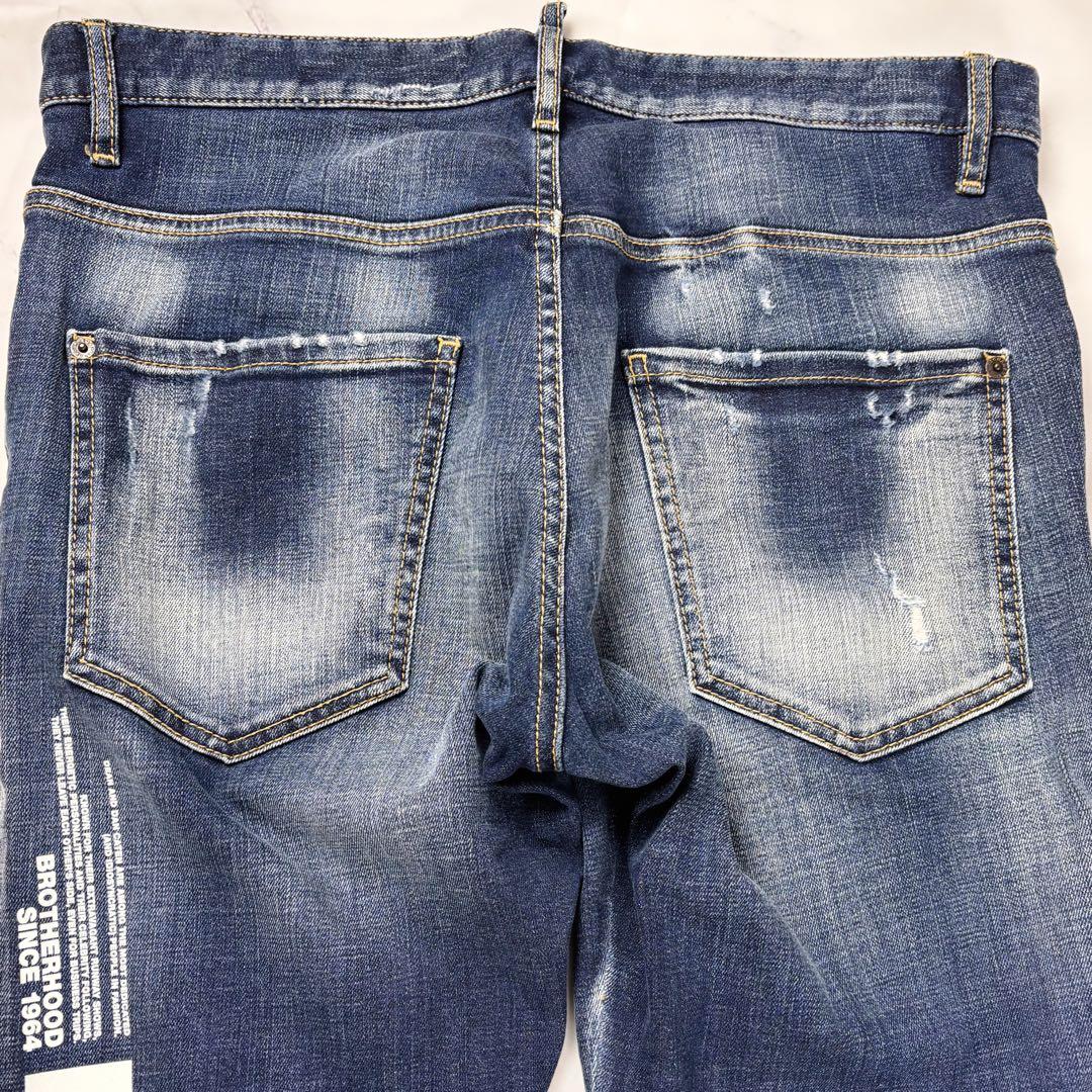 希少レア◆DSQUARED2 Skater 21年モデル 48 L ビッグロゴ