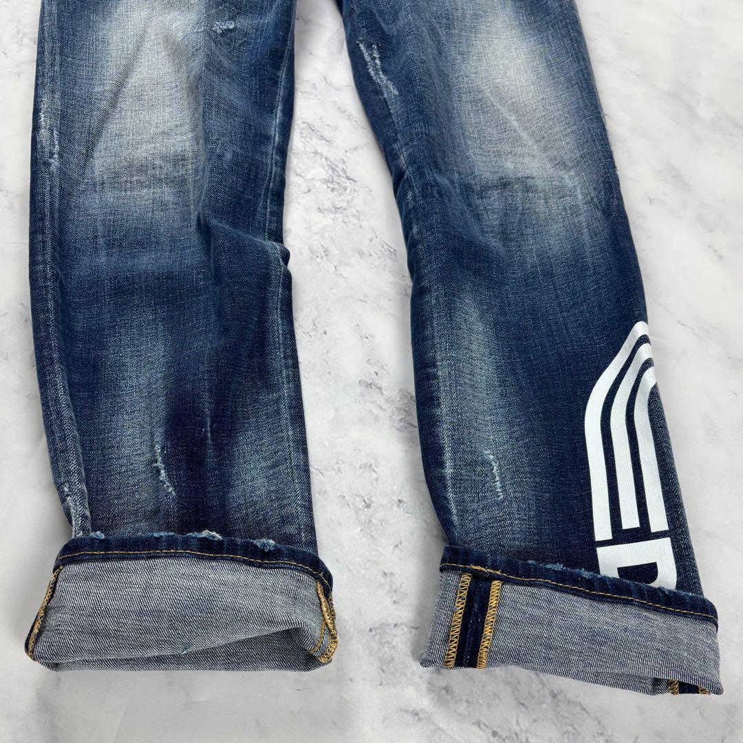 希少レア◆DSQUARED2 Skater 21年モデル 48 L ビッグロゴ