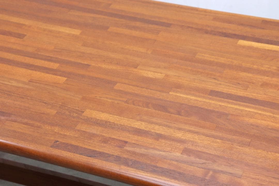 日田工芸 ヴィンテージ チーク無垢材 ダイニングテーブル 日本製 レトロ モダン