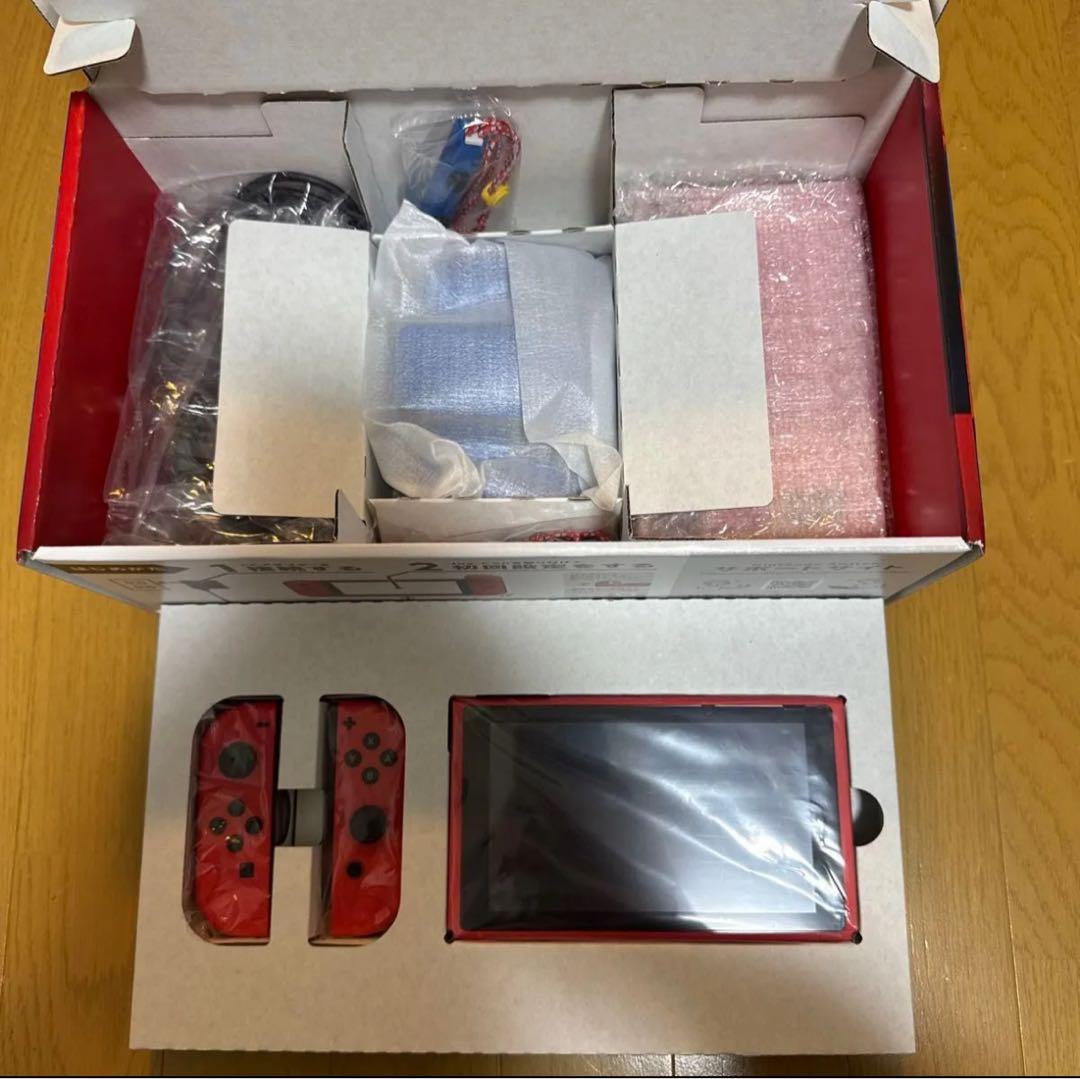 美品　Nintendo Switch マリオレッド×ブルーセット　限定版