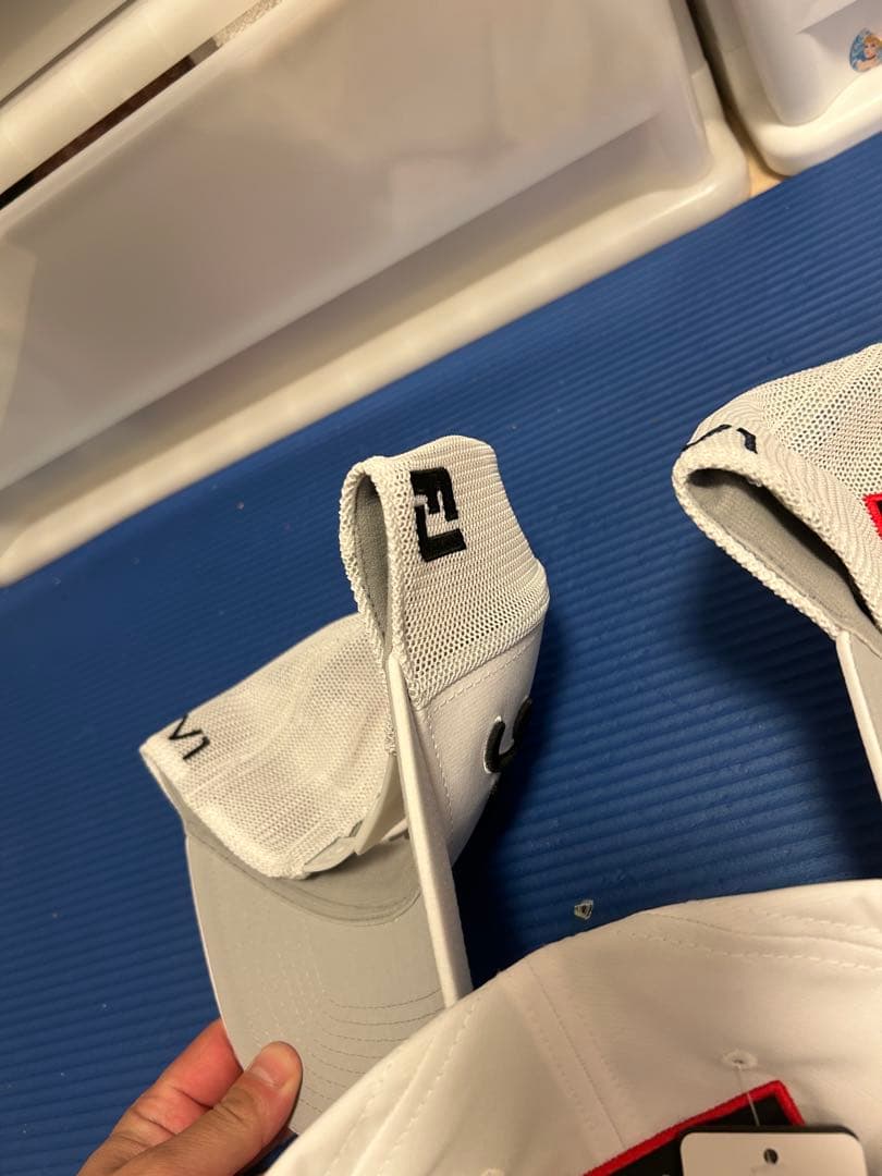 タイトリスト TITLEIST ツアーキャップ　白　ホワイト　３点セット