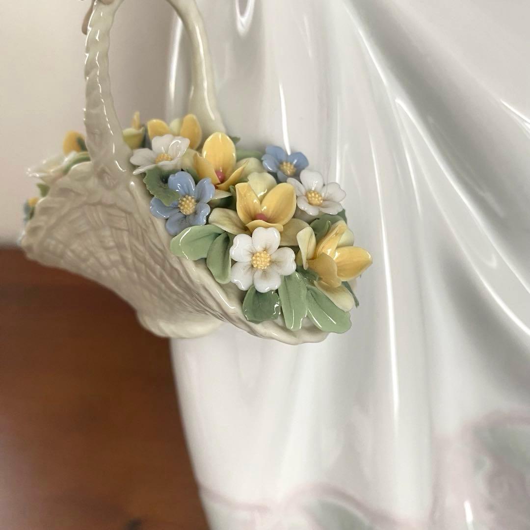 LLADRO リヤドロ 『 女性と犬 』 置物 高さ37㎝ ‼︎