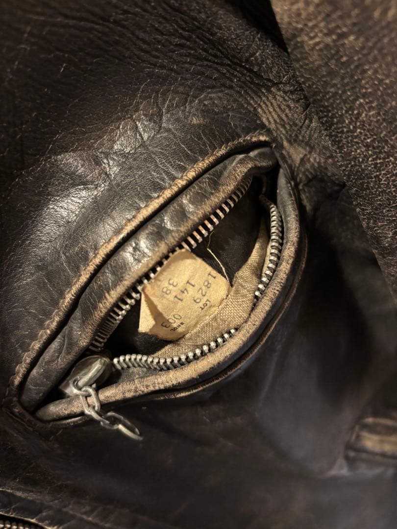 S*a様 Schott 141 シングルライダースジャケット 38 ショット