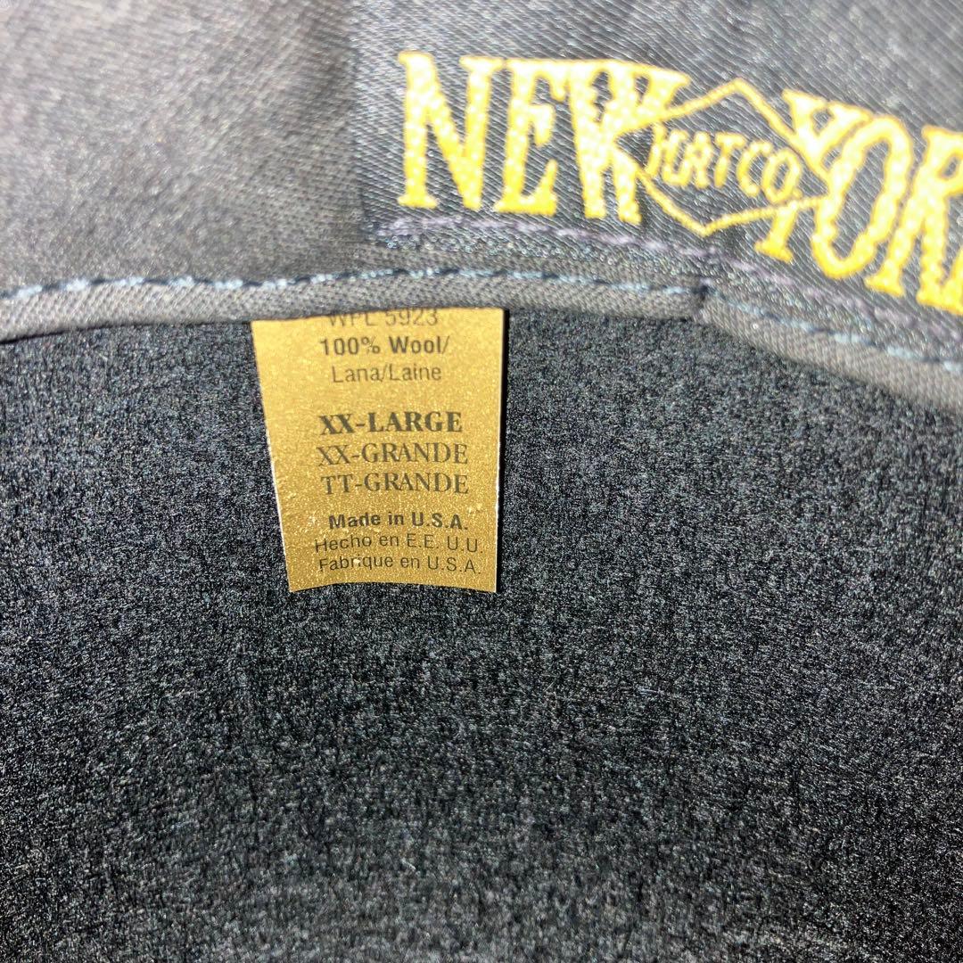 NEWYORK HAT ニューヨークハット　　 ボーラーハット　ブラックXXL