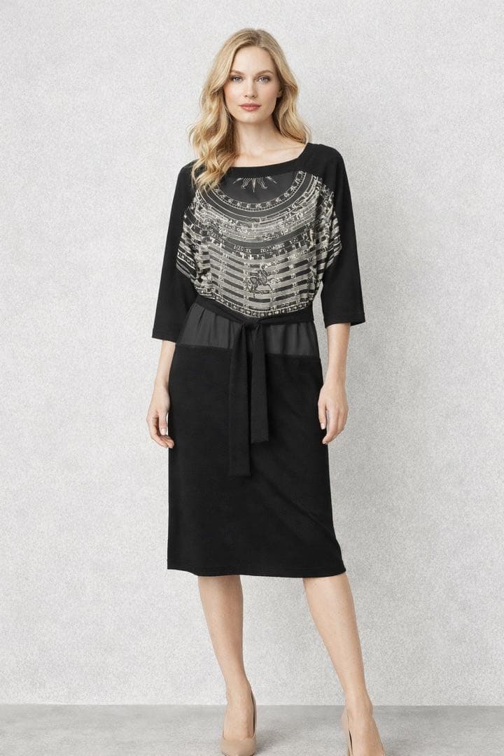 【極美品】HERMESエルメス シルク×カシミヤ ワンピース ブラックドレス