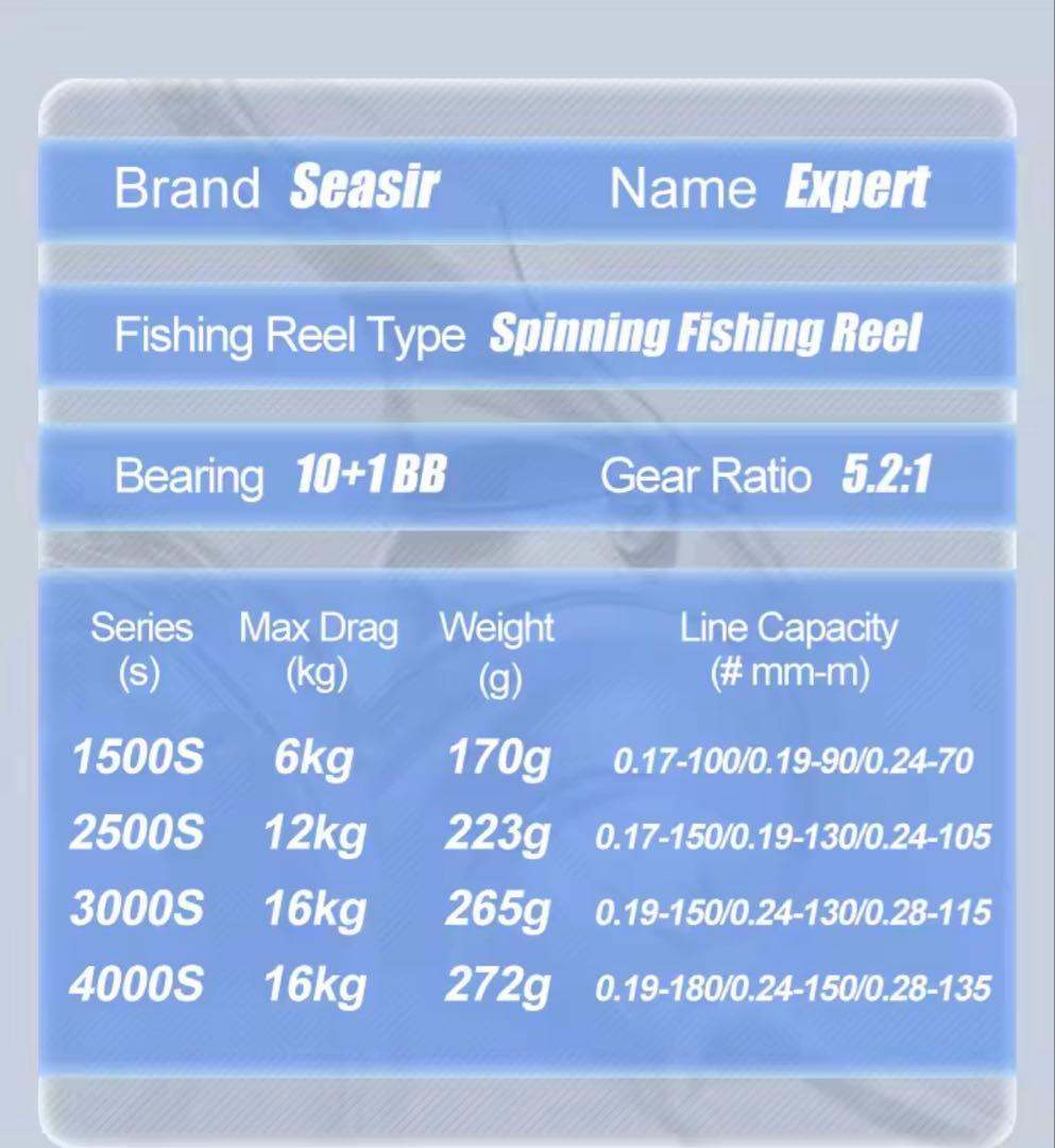 SEASIR Expert 2500S カルディア　ヴァンフォード　アルテグラ