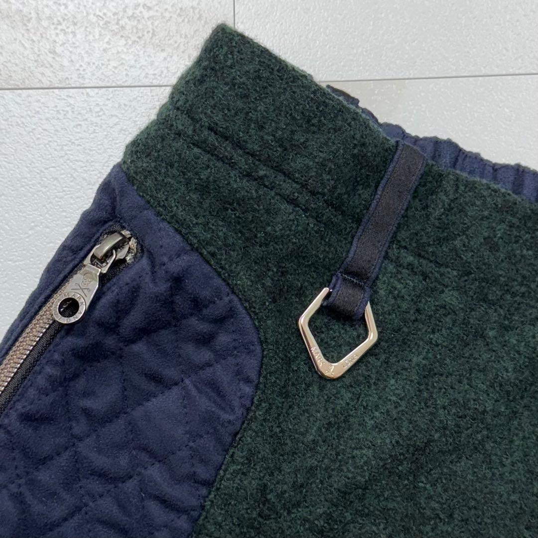 マークアンドロナ ニット切り替え パンツ ゴルフ GOLF 極暖 XL