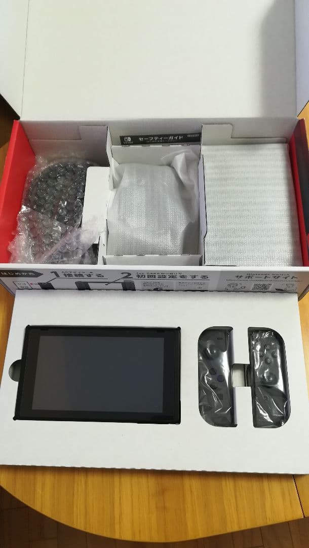 Nintendo Switch 本体 グレー ACアダプタ、Joy-Con付