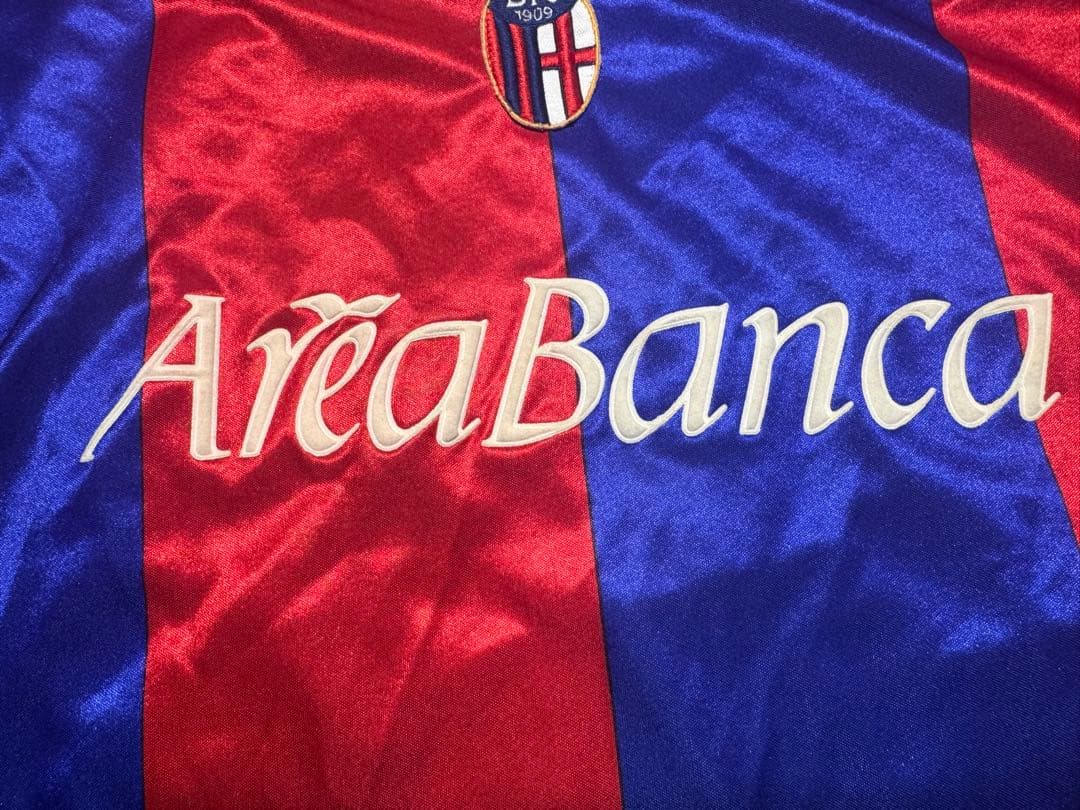 極美品 セリエA ボローニャ 中田英寿 ユニフォーム XLサイズ Macron