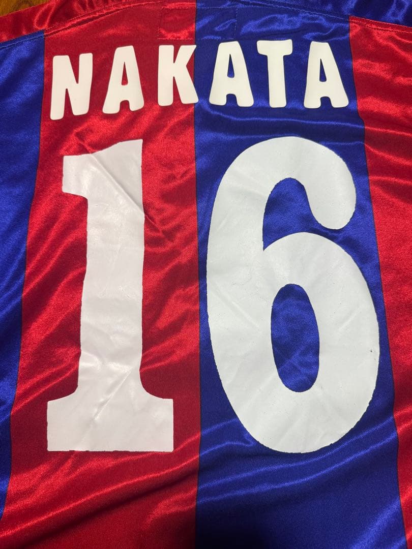 極美品 セリエA ボローニャ 中田英寿 ユニフォーム XLサイズ Macron