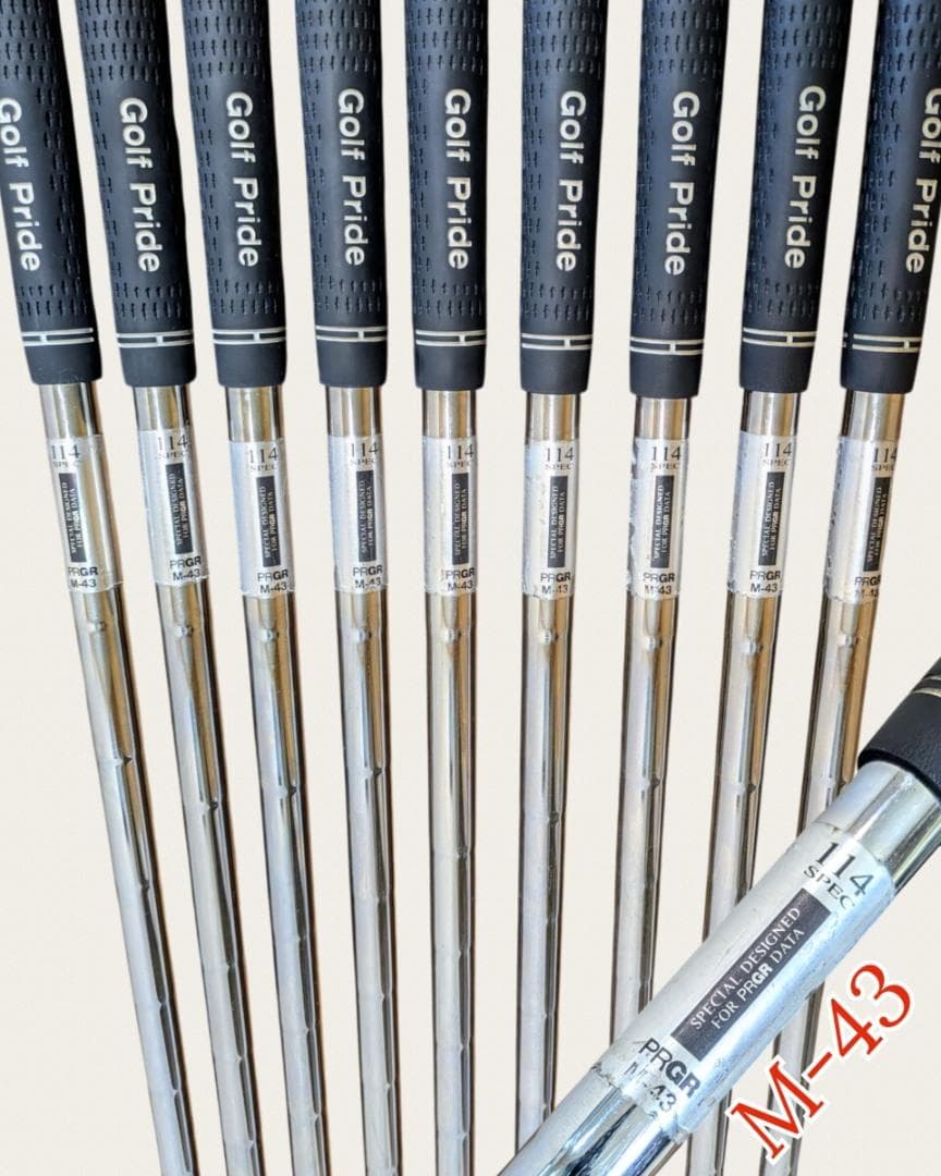 三浦技研製造 プロギア データ・PRGR DATA801 FORGED９本セット