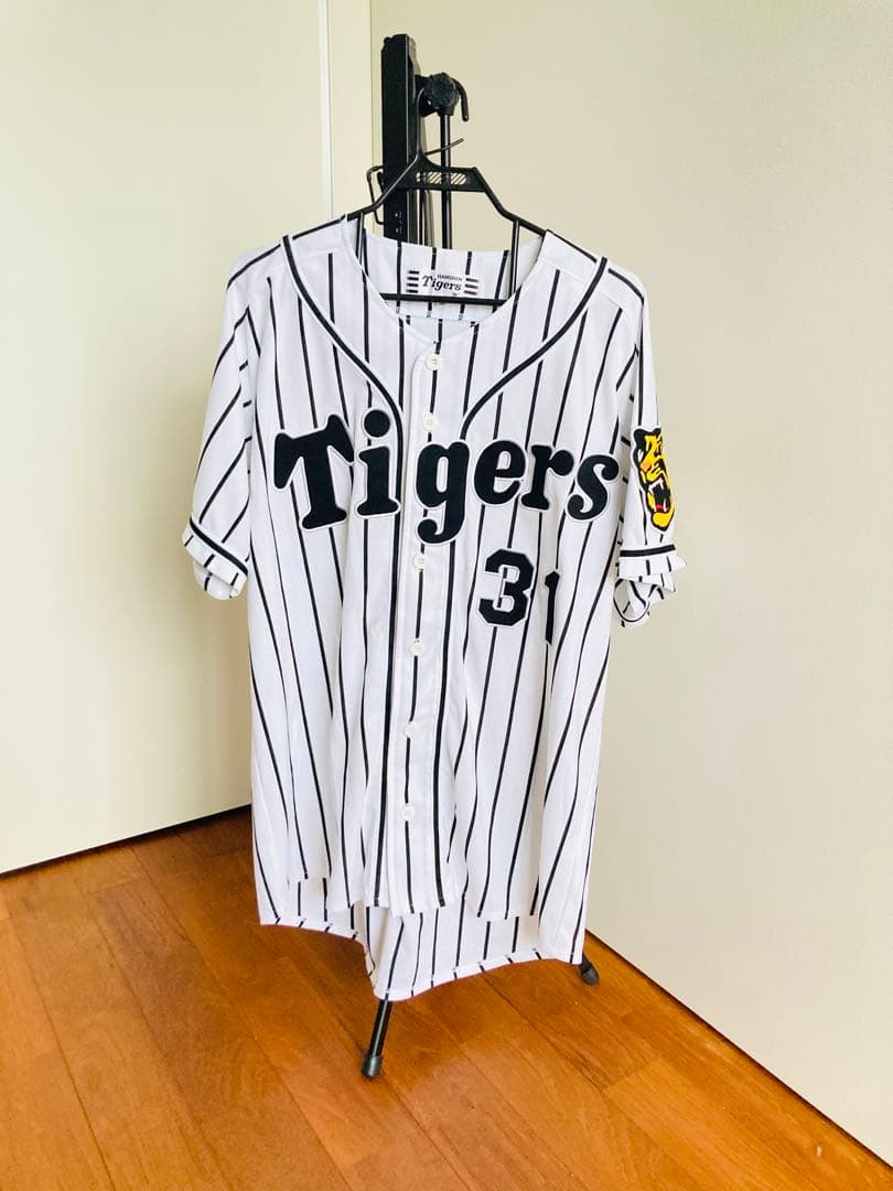阪神タイガース 掛布　ユニフォーム メンズL 掛布雅之　刺繍　阪神公認　ミズノ