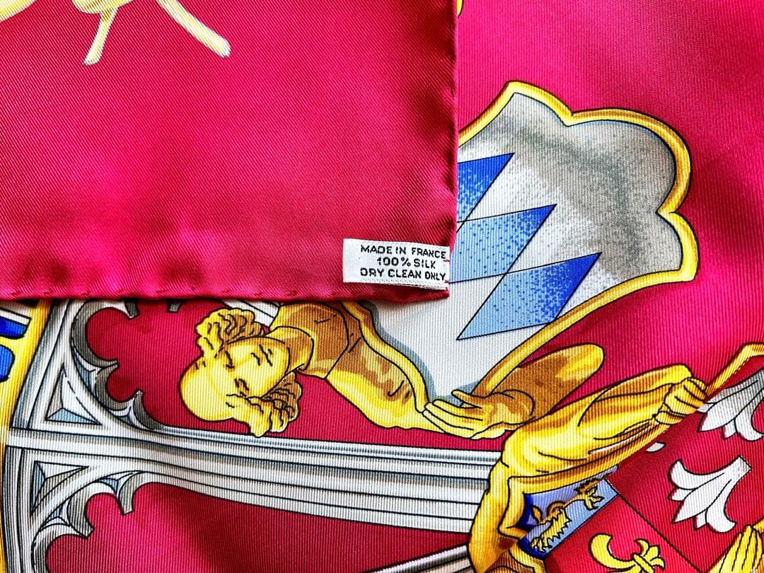 HERMÈS エルメス カレ「BRITISH HERALDRY」シルクスカーフ