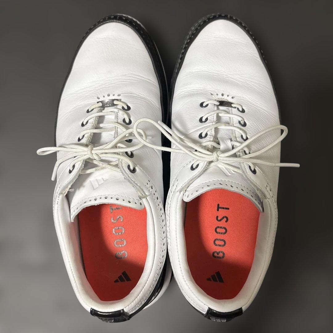 アディダス ゴルフシューズ MC80 26.5cm ホワイト×ブラック