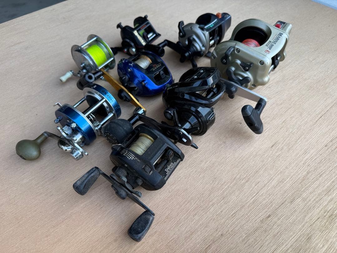 ベイトリール MARINE SHIP ほか　いろいろ　まとめ　8個 釣り 道具