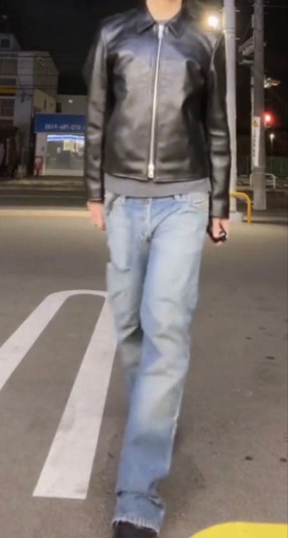 Our legacy mini jacket leather 46 美品