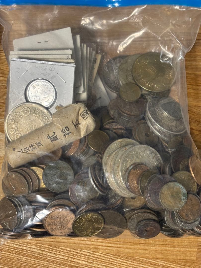 ま*も様 古銭　雑銭￼　一園銀貨　まとめ売り　4265g 寛永通宝　4.2kg